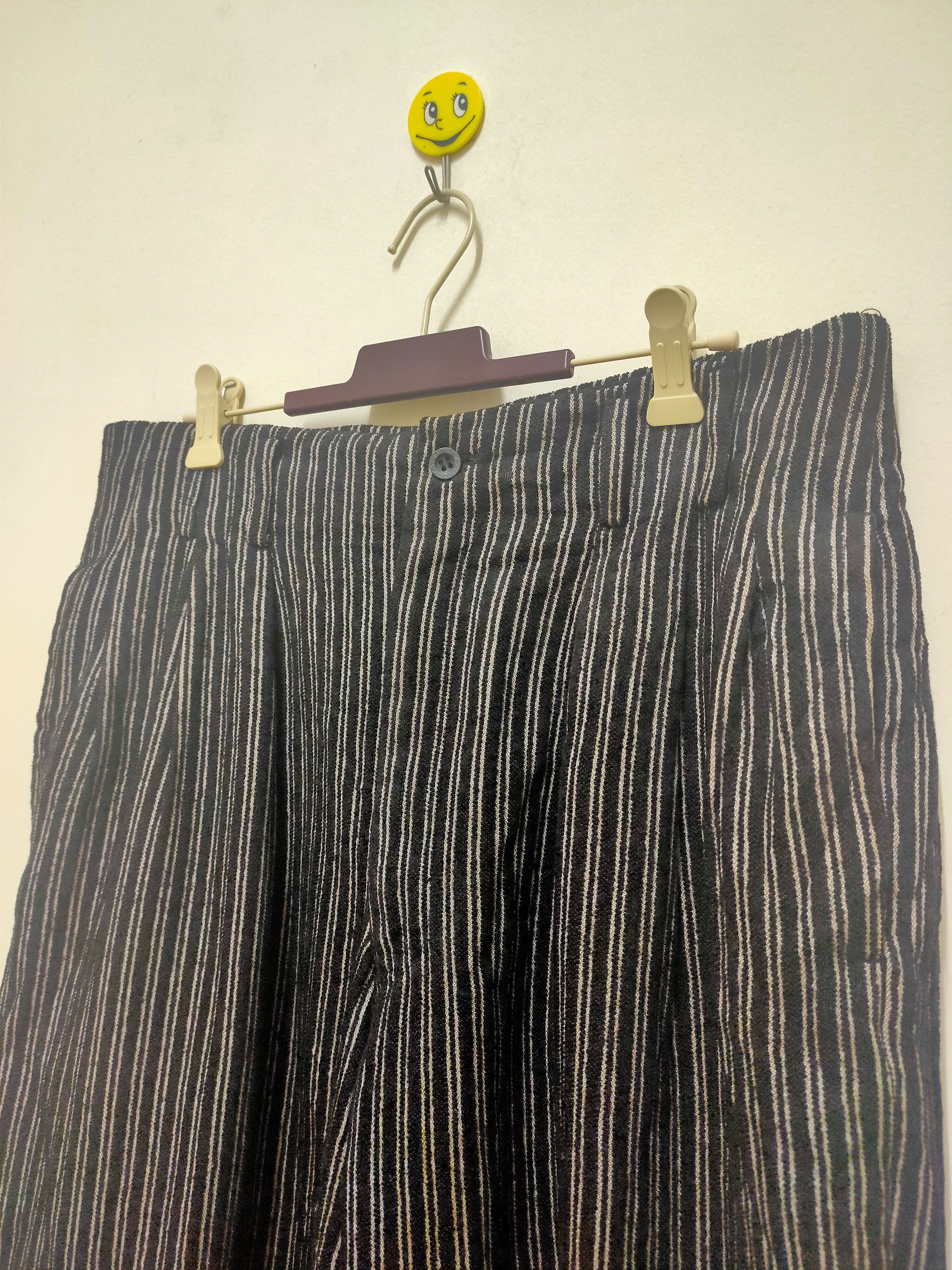 Designer Men's Tenoras Hybrid Stripes Baggy Trousers Pant Style Size US 33 - 6 Thumbnail