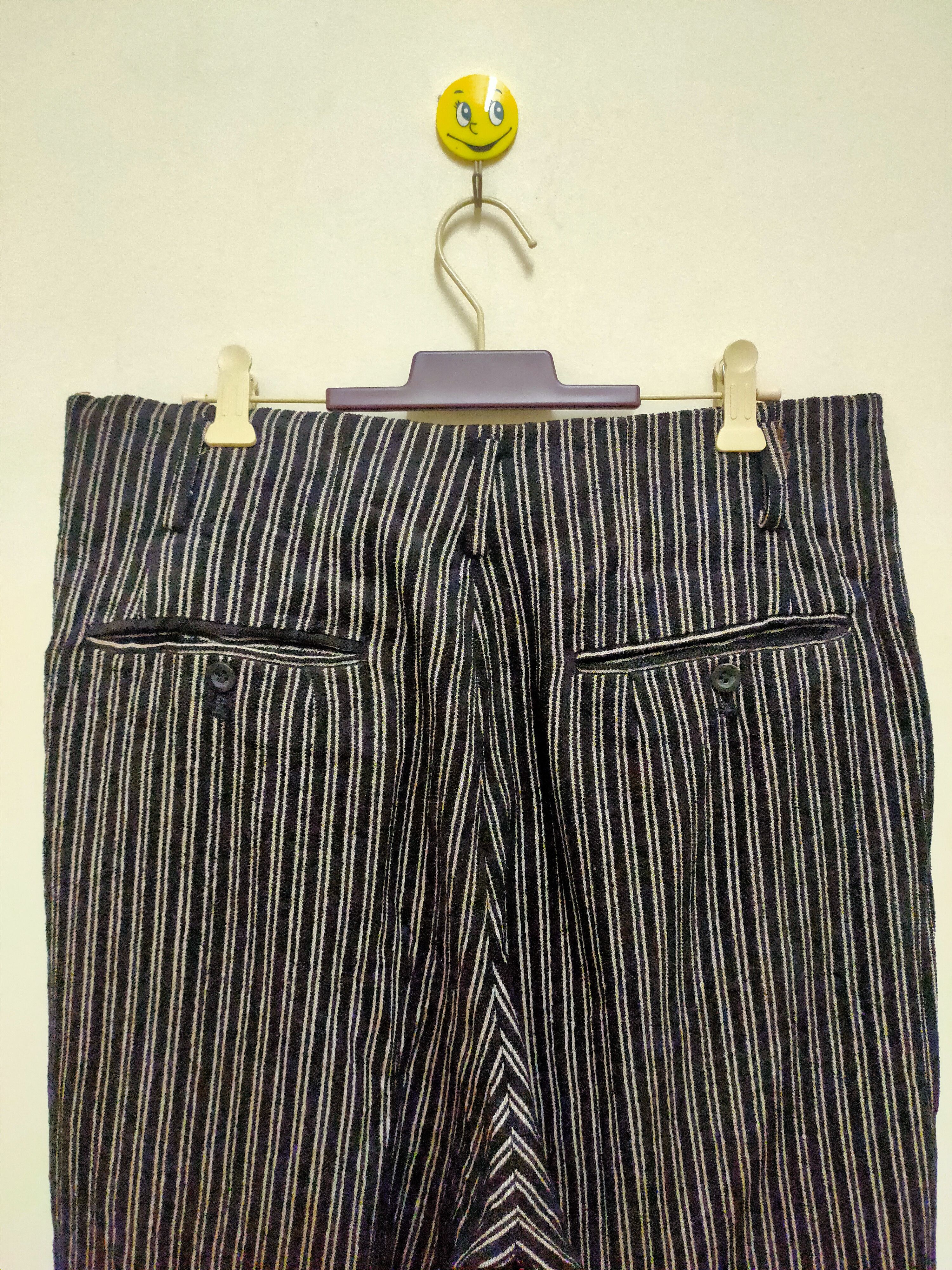 Designer Men's Tenoras Hybrid Stripes Baggy Trousers Pant Style Size US 33 - 8 Thumbnail