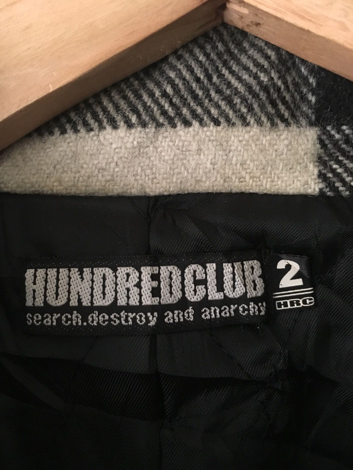 Japanese Brand × The Hundreds Hundredclub Search Destroy And Anarchy HRC Biker Jacket Size US M / EU 48-50 / 2 - 7 Thumbnail