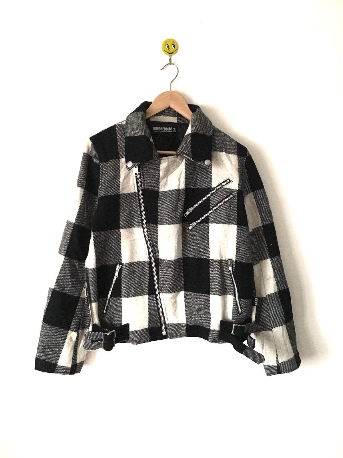 Japanese Brand × The Hundreds Hundredclub Search Destroy And Anarchy HRC Biker Jacket Size US M / EU 48-50 / 2 - 1 Thumbnail