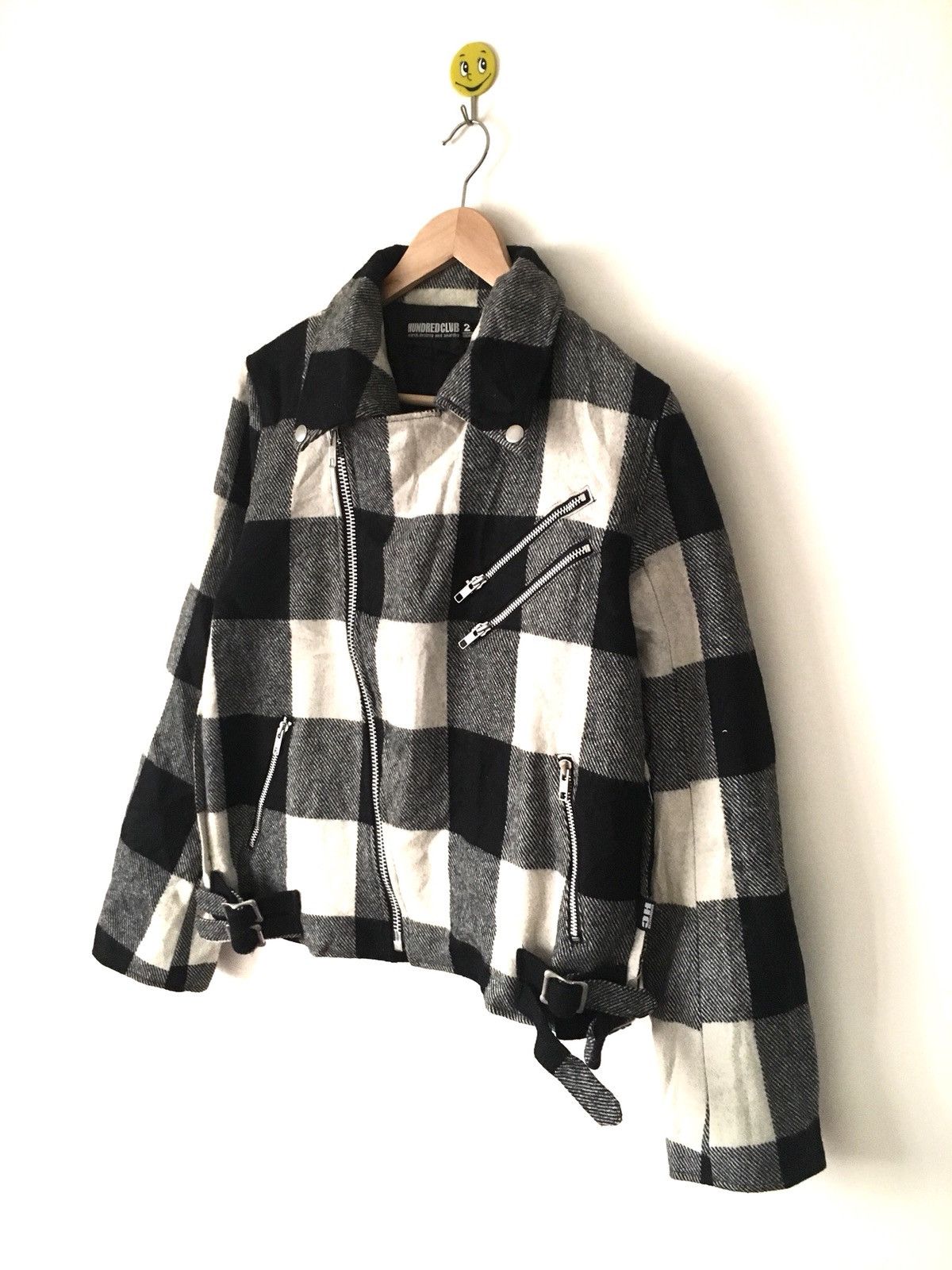 Japanese Brand × The Hundreds Hundredclub Search Destroy And Anarchy HRC Biker Jacket Size US M / EU 48-50 / 2 - 3 Thumbnail