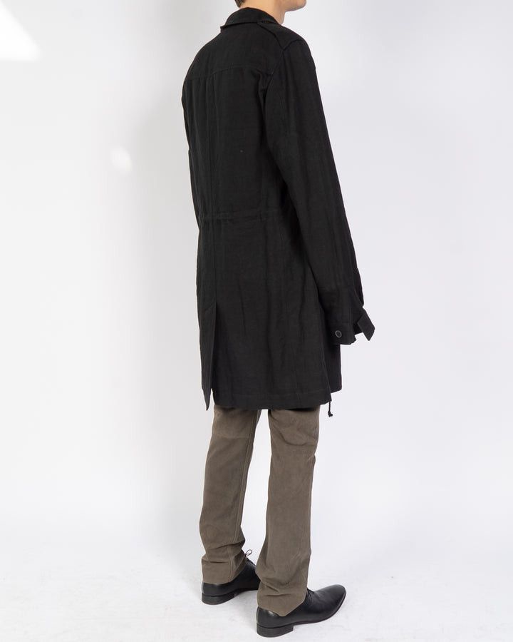 Haider Ackermann FW16 Black Cotton Workwear Coat Size US S / EU 44-46 / 1 - 3 Thumbnail