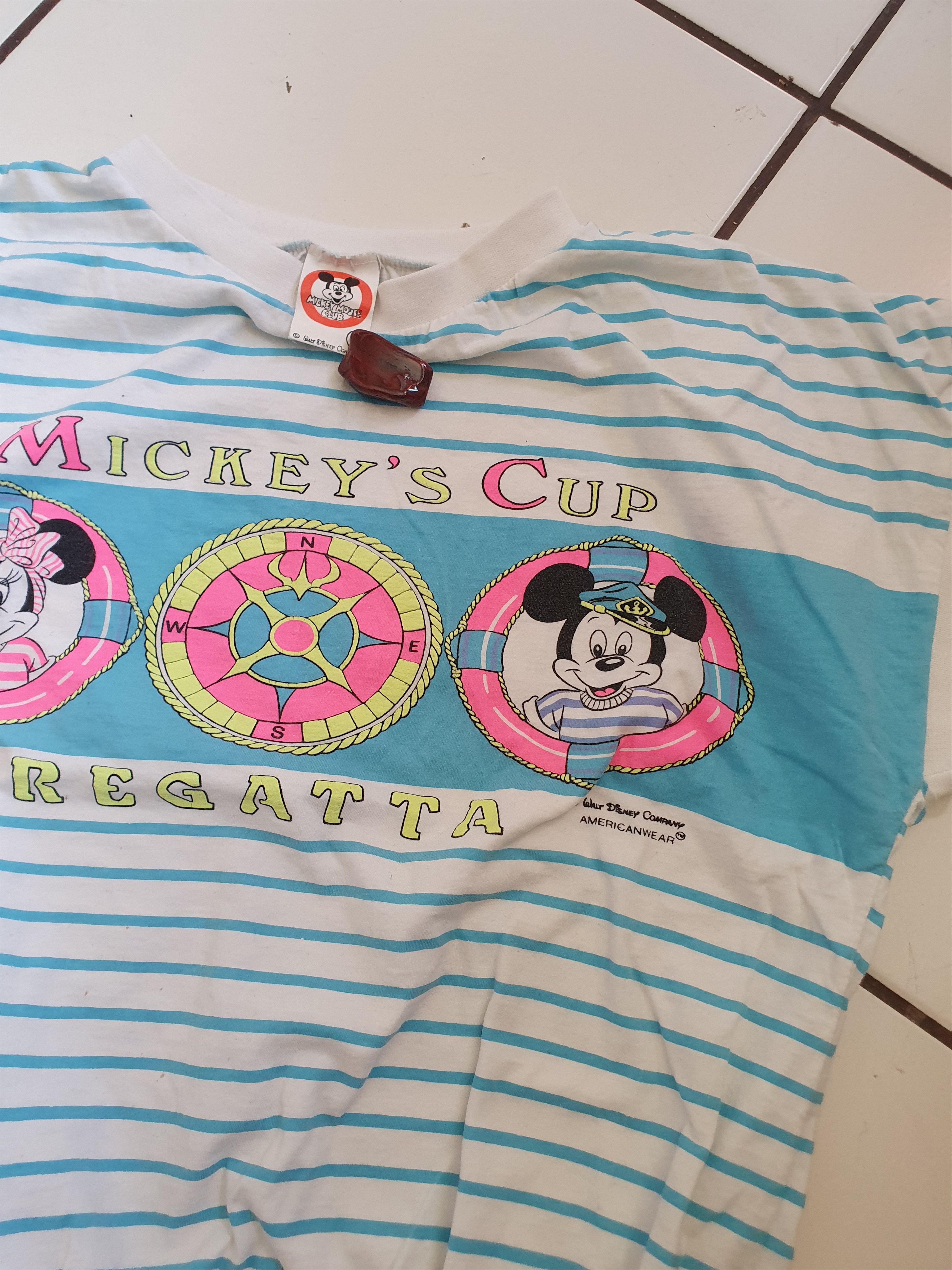 Mickey Mouse × Vintage Mickey Mouse Club Vtg W' sleeveless sailor tee,M? Size M / US 6-8 / IT 42-44 - 3 Thumbnail