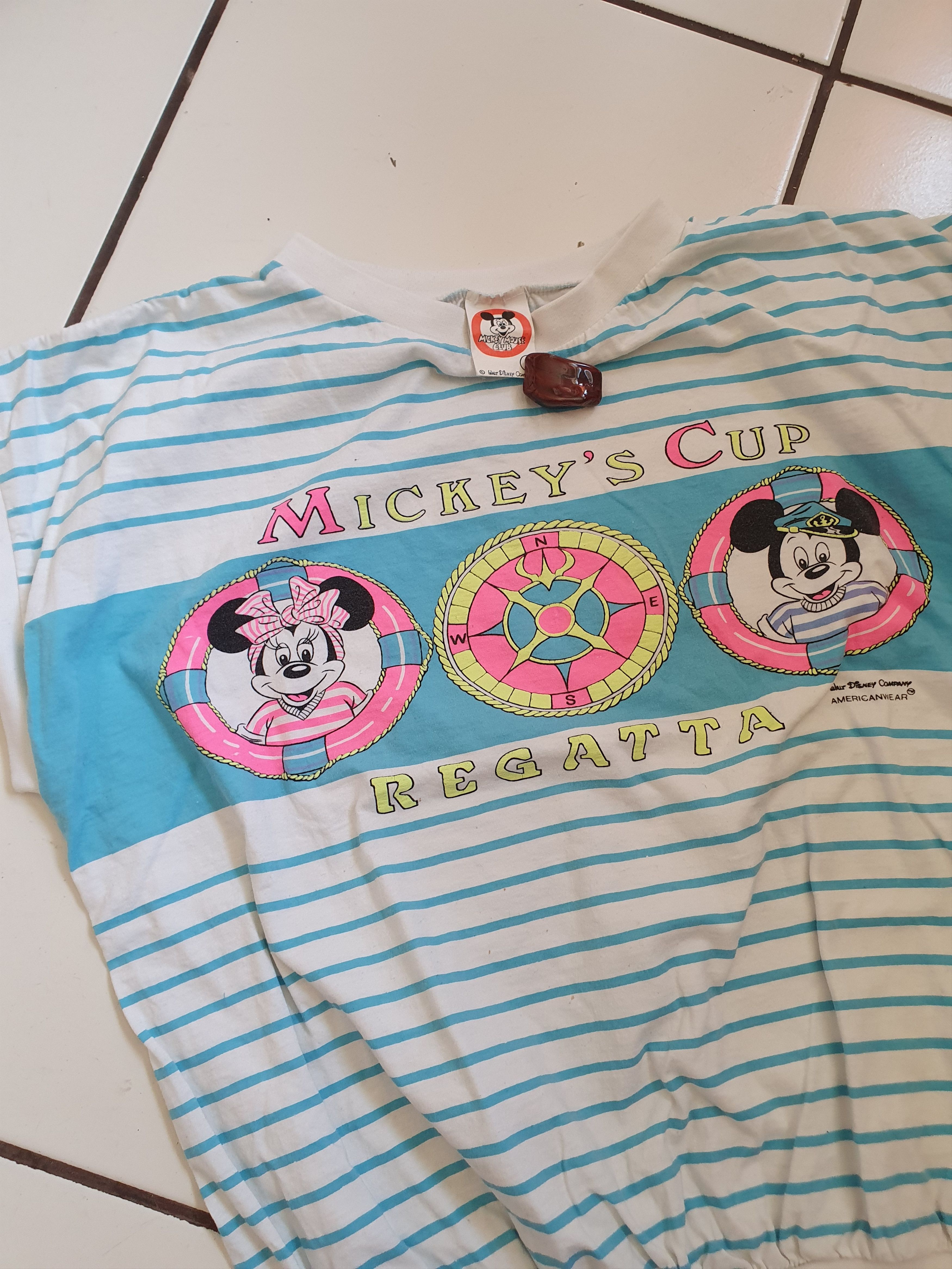 Mickey Mouse × Vintage Mickey Mouse Club Vtg W' sleeveless sailor tee,M? Size M / US 6-8 / IT 42-44 - 2 Thumbnail