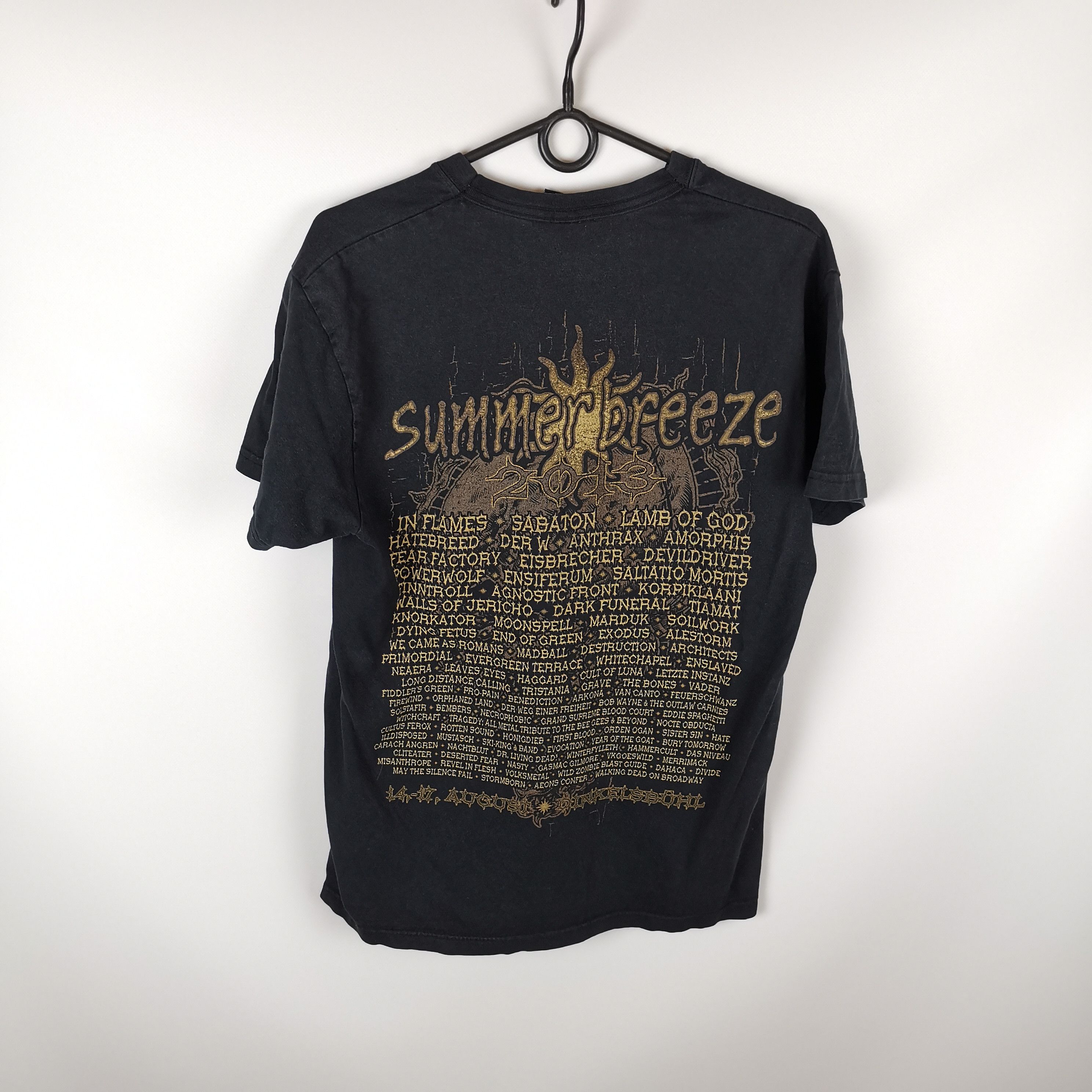 Band Tees Summer Breeze vintage 2013 tour in flames band tee shirt Size US S / EU 44-46 / 1 - 2 Thumbnail