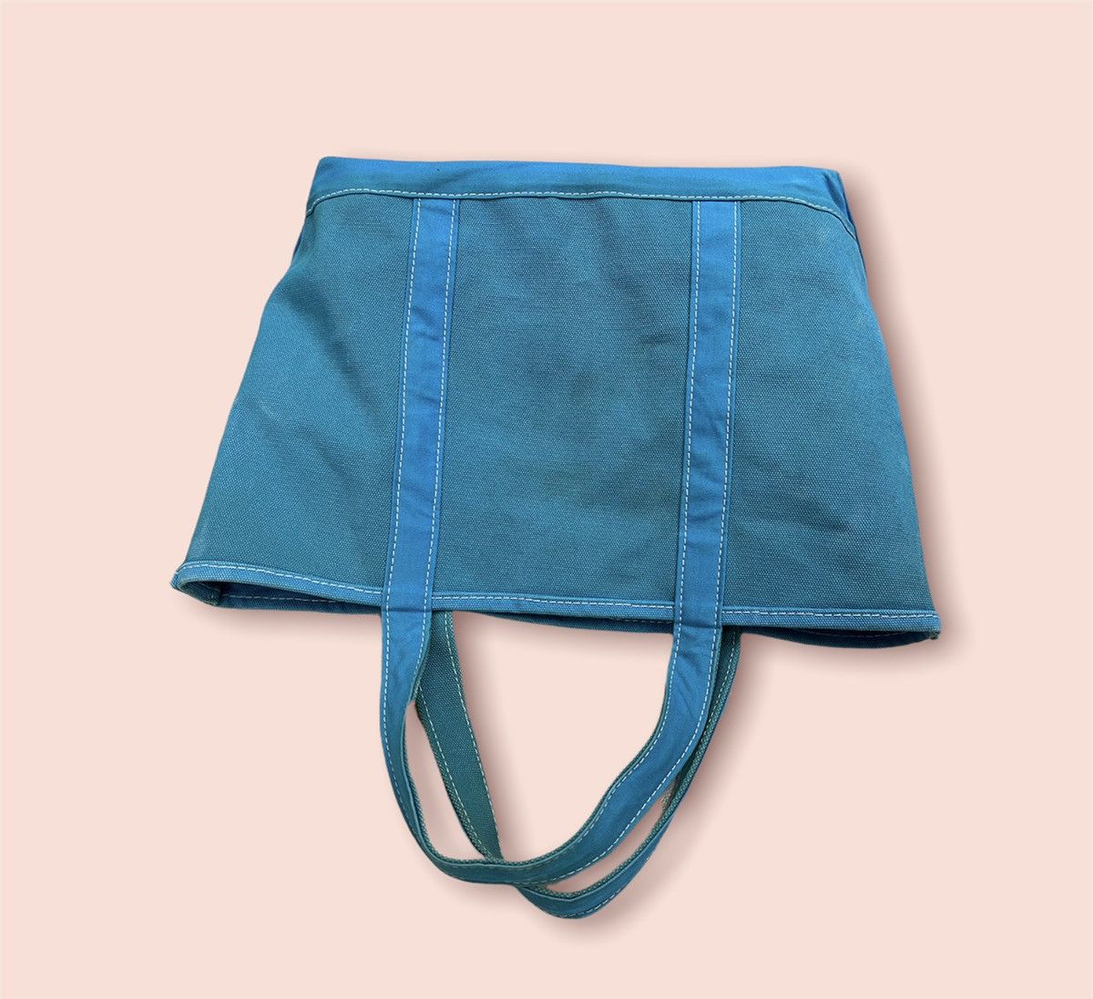 L.L. Bean VINTAGE LL BEAN SHOTA THICK CANVAS TOTE Size ONE SIZE - 14 Thumbnail