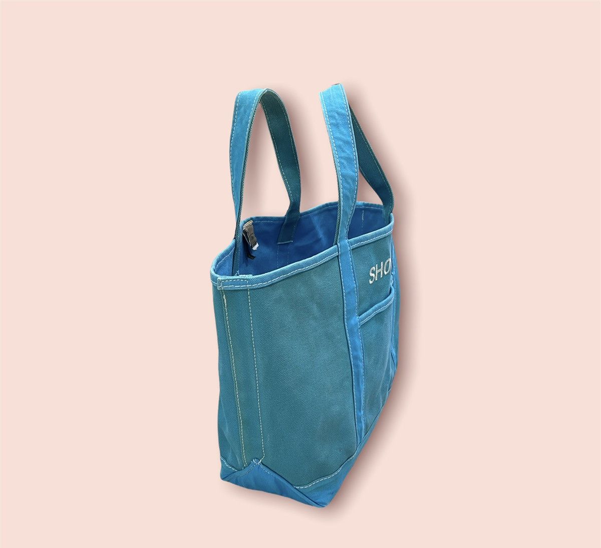 L.L. Bean VINTAGE LL BEAN SHOTA THICK CANVAS TOTE Size ONE SIZE - 11 Thumbnail