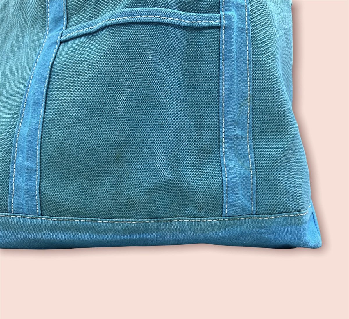 L.L. Bean VINTAGE LL BEAN SHOTA THICK CANVAS TOTE Size ONE SIZE - 13 Thumbnail