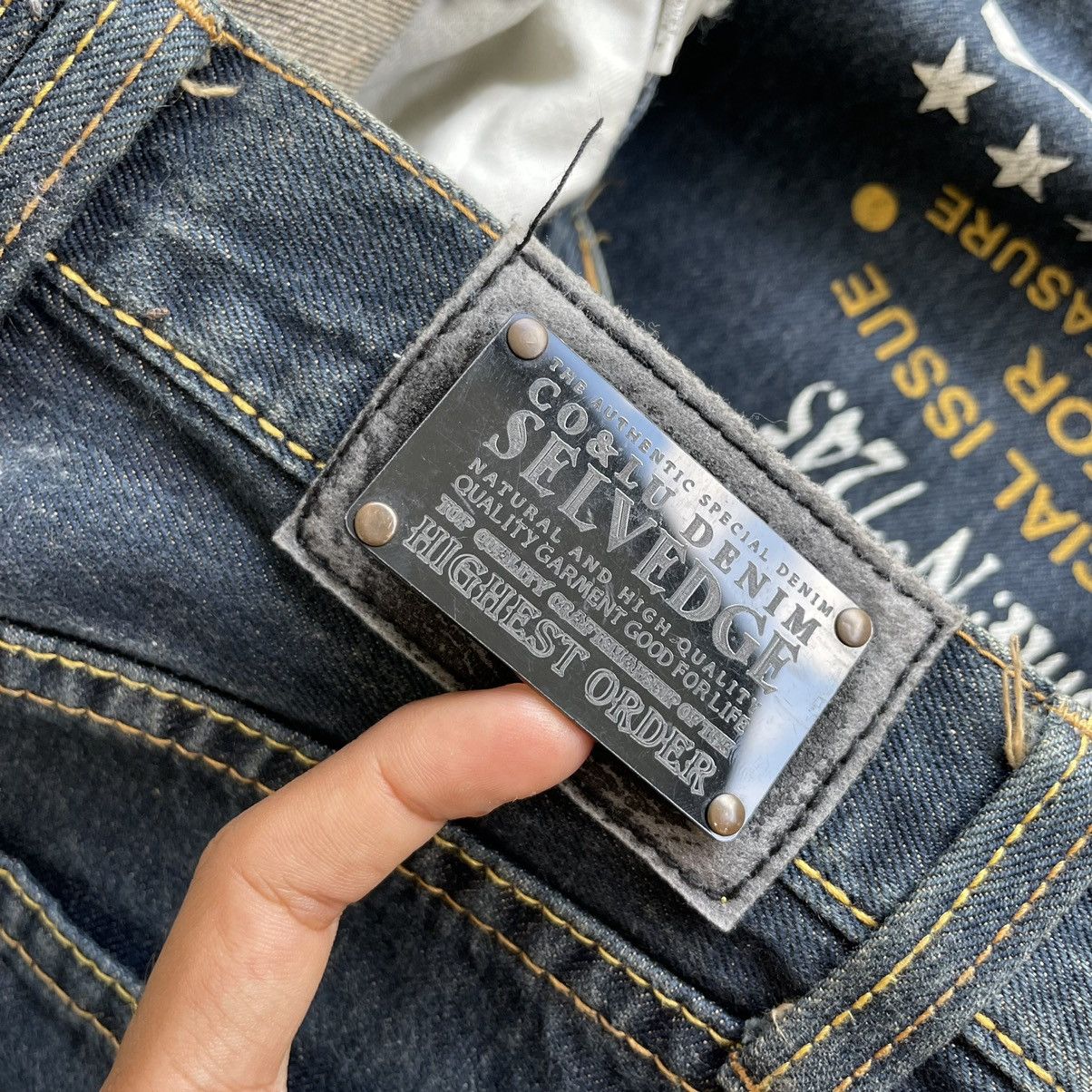 Japanese Brand Co&Lu Selvedge Denim Fullprint Size US 30 / EU 46 - 5 Thumbnail