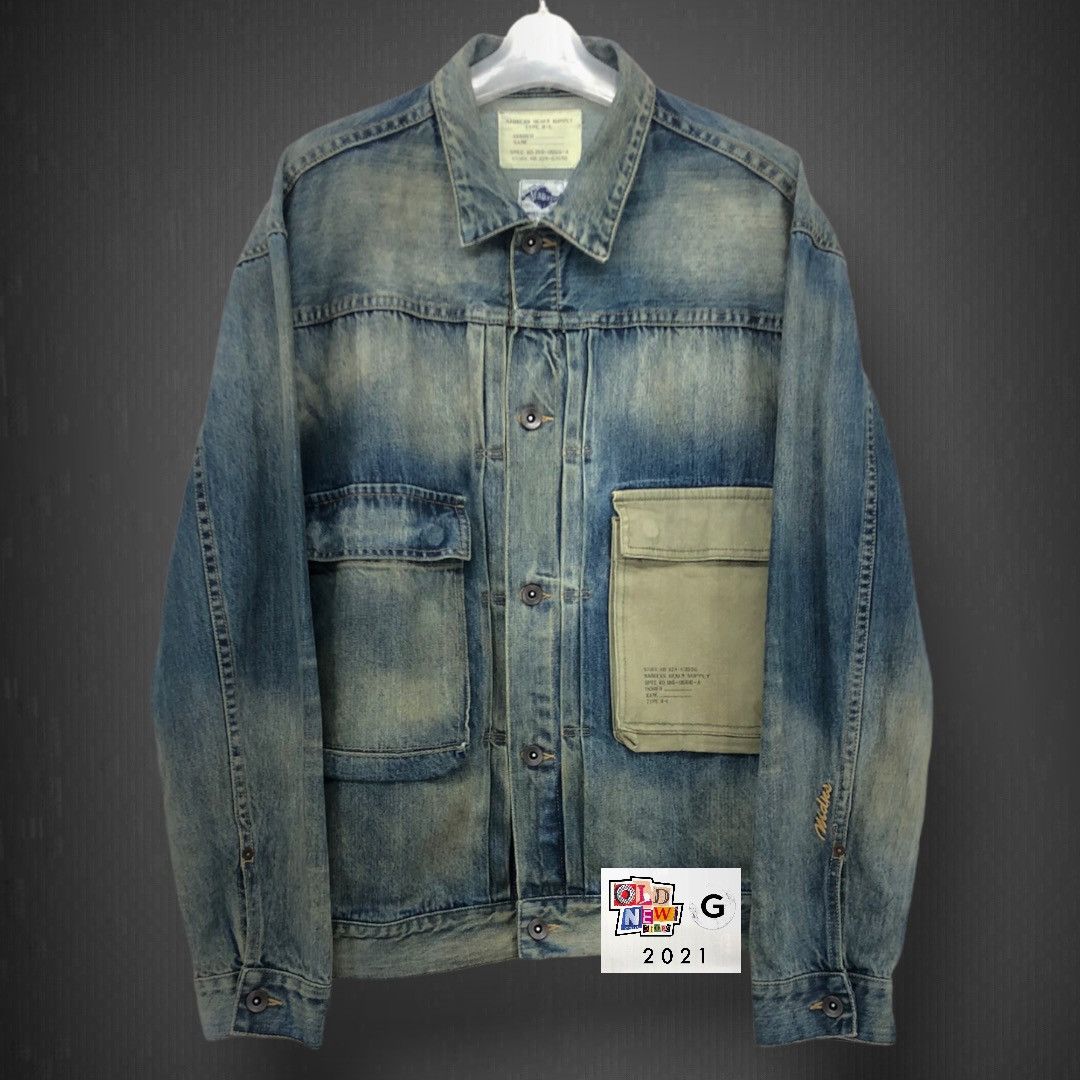 Madness Type 2: Spec R-L Washed Denim Jacket Size US M / EU 48-50 / 2 - 1 Thumbnail