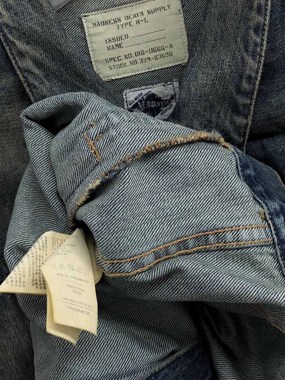 Madness Type 2: Spec R-L Washed Denim Jacket Size US M / EU 48-50 / 2 - 7 Thumbnail