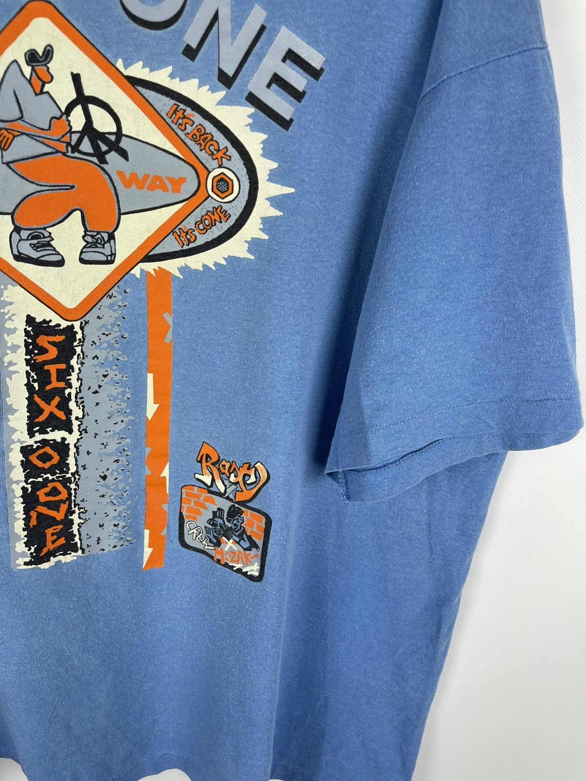 Rap Tees Six-0-one crew mc Zak vintage single stitch rap tee shirt Size US XL / EU 56 / 4 - 6 Thumbnail