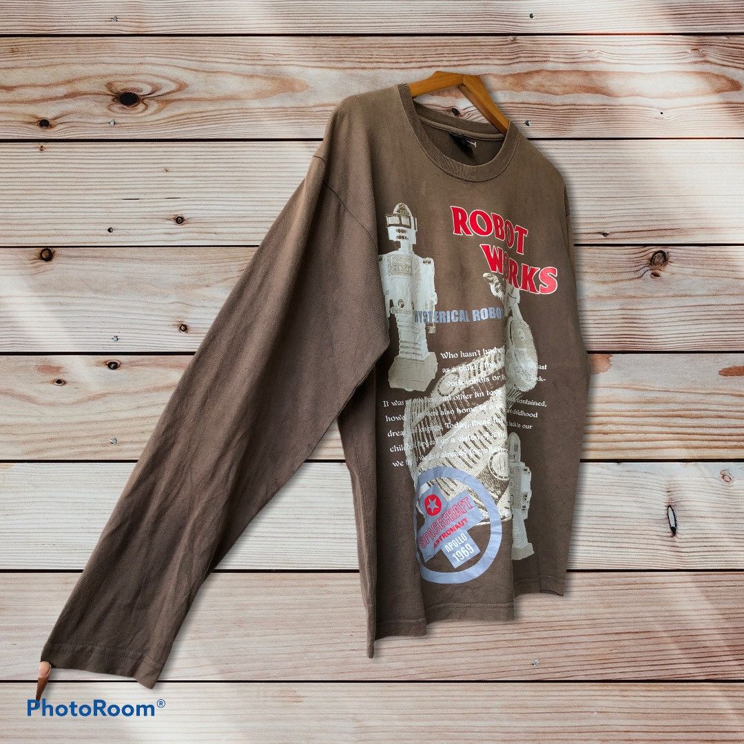 Japanese Brand × Vintage Vintage Space Robot long sleeve Size US L / EU 52-54 / 3 - 2 Thumbnail
