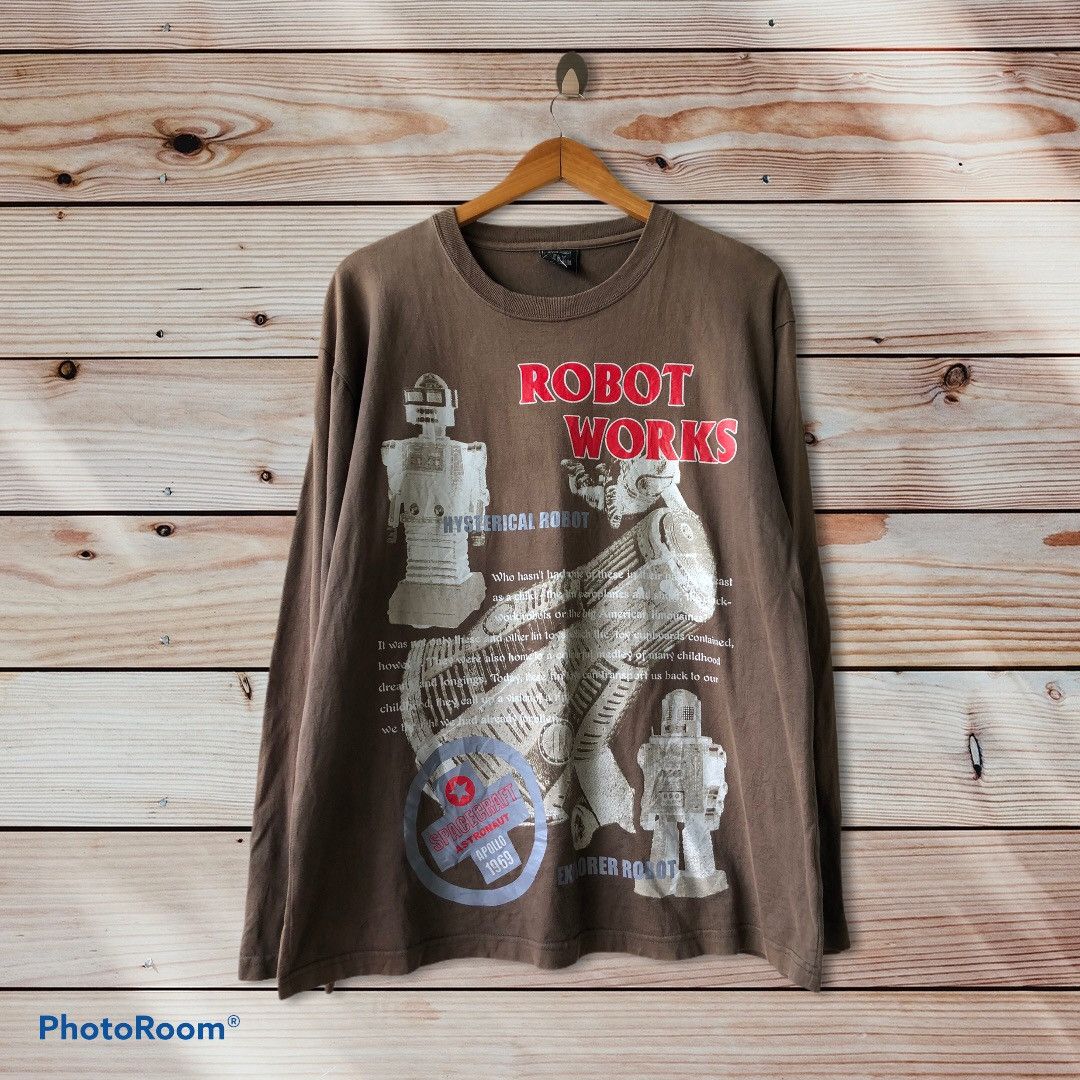 Japanese Brand × Vintage Vintage Space Robot long sleeve Size US L / EU 52-54 / 3 - 1 Thumbnail