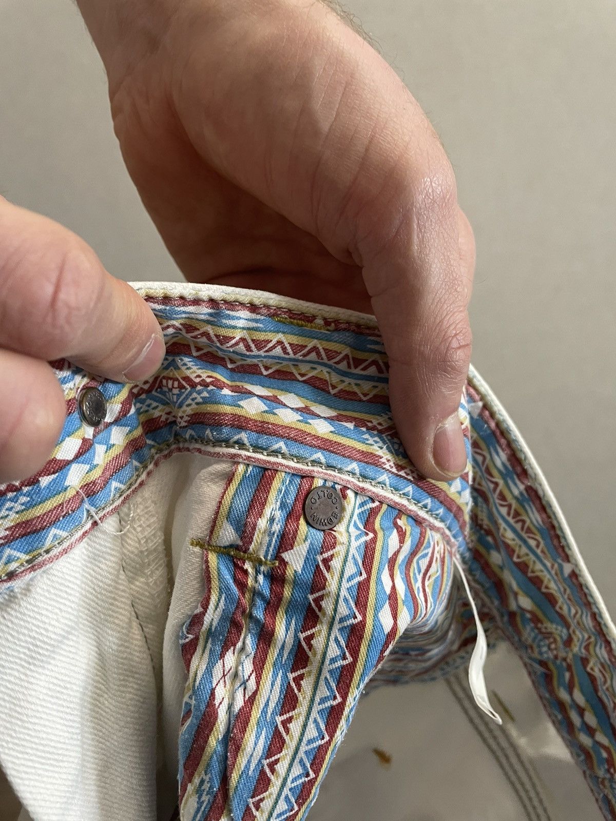 Edwin Rare Edwin XU Exclusive Vintage white denim shorts size 32 Size US 32 / EU 48 - 12 Thumbnail