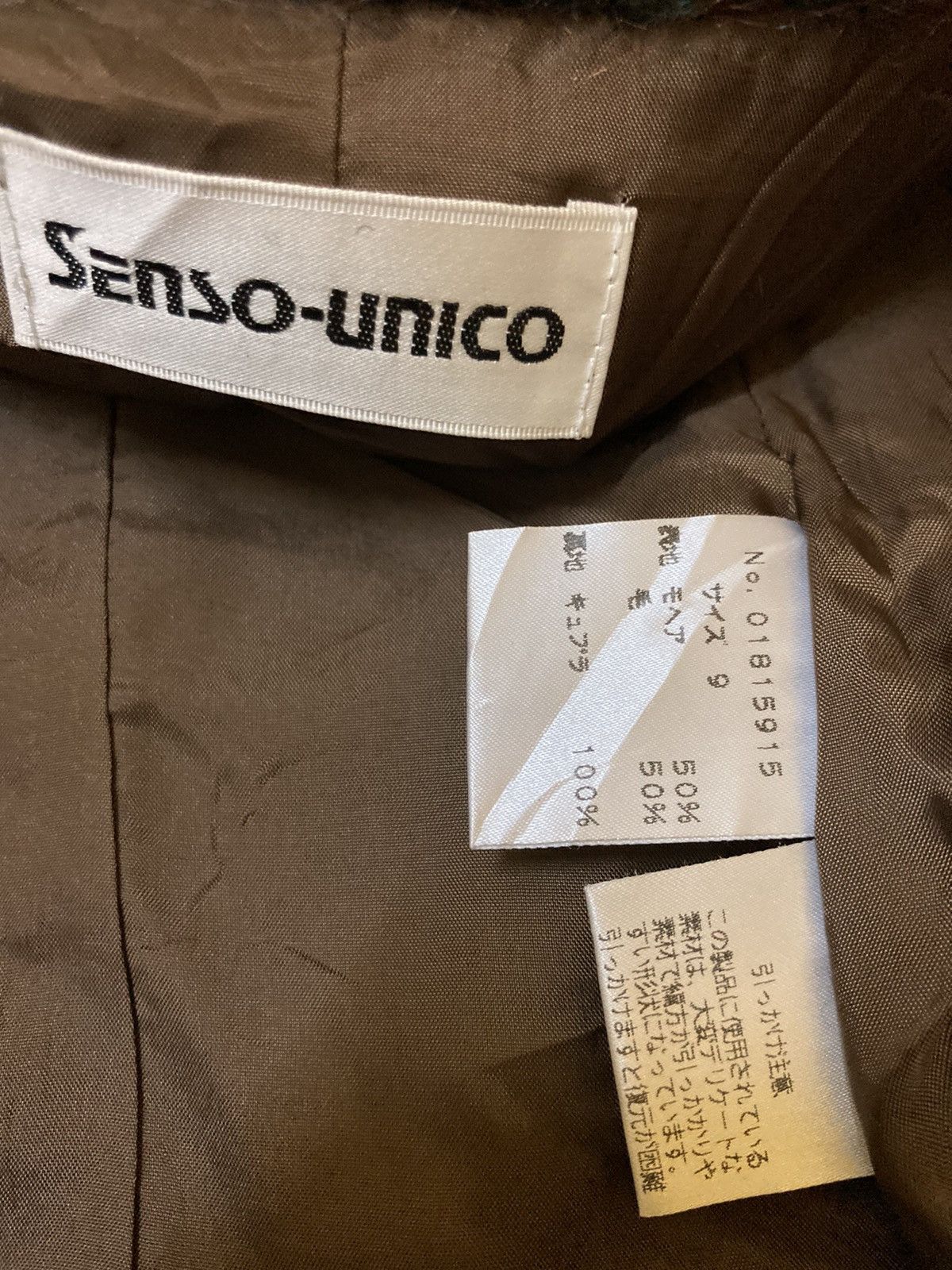 Japanese Brand Multicolour Furry Vest by Senso-Unico Size US S / EU 44-46 / 1 - 6 Thumbnail