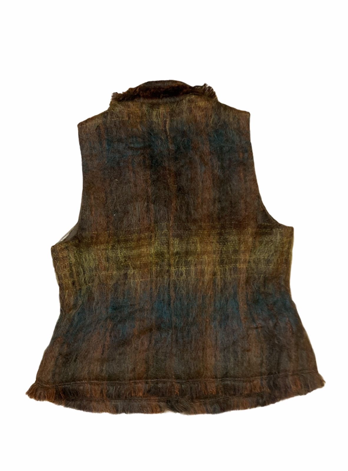 Japanese Brand Multicolour Furry Vest by Senso-Unico Size US S / EU 44-46 / 1 - 2 Thumbnail
