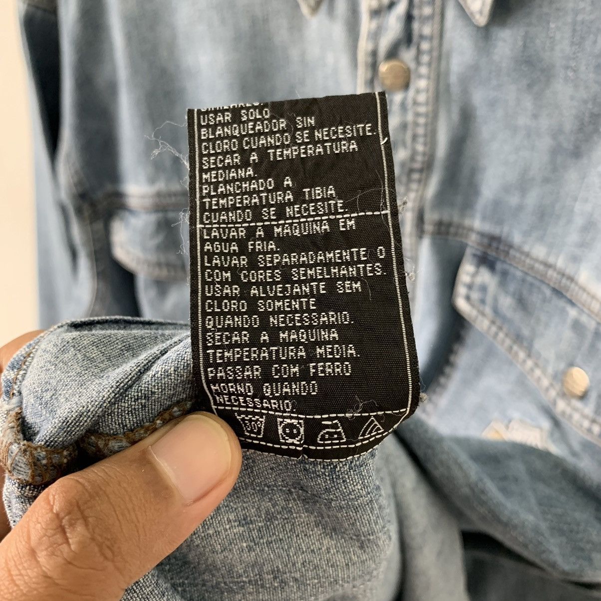 Harley Davidson Vintage Harley Davidson Denim Shirts Size US L / EU 52-54 / 3 - 7 Thumbnail