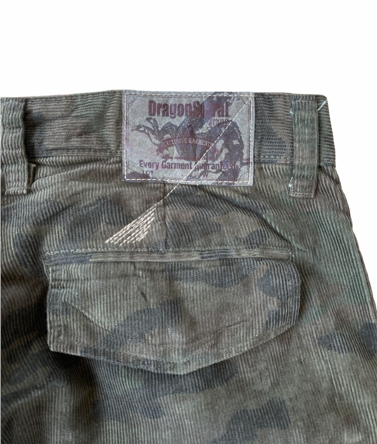 Vintage Vintage Dragon Corduroy camo cargo pants Size US 34 / EU 50 - 11 Thumbnail