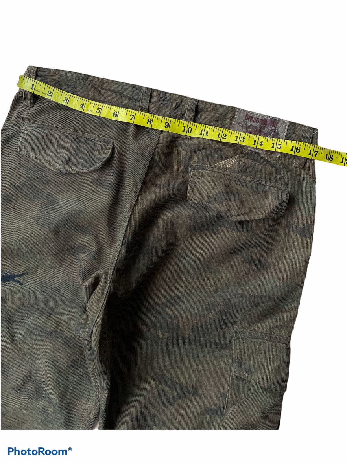 Vintage Vintage Dragon Corduroy camo cargo pants Size US 34 / EU 50 - 12 Thumbnail