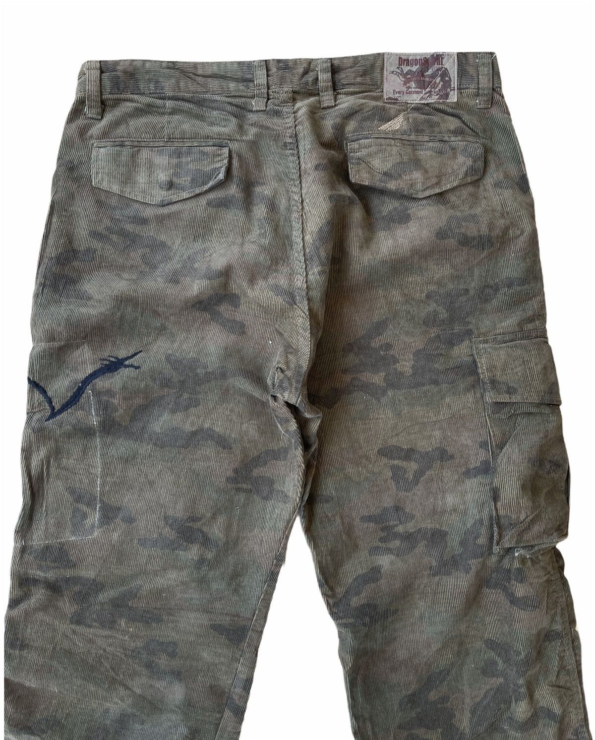 Vintage Vintage Dragon Corduroy camo cargo pants Size US 34 / EU 50 - 9 Thumbnail