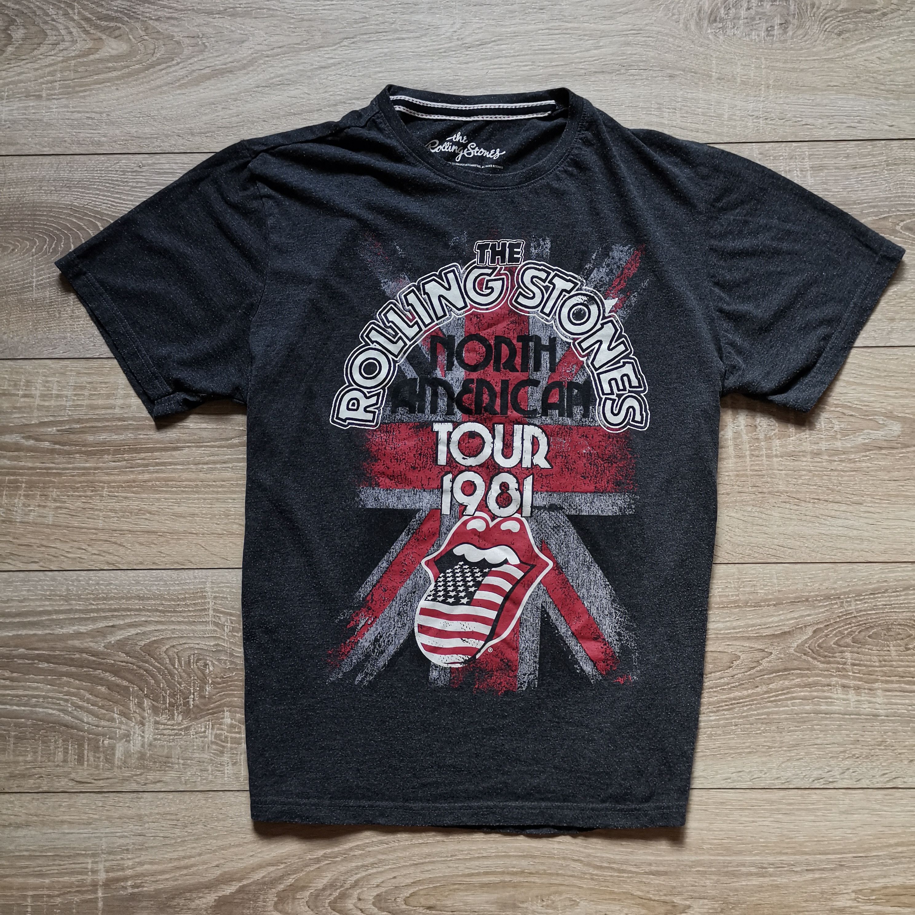 Band Tees 2013 The Rolling Stones North America 1981 tour tee Size US M / EU 48-50 / 2 - 1 Thumbnail