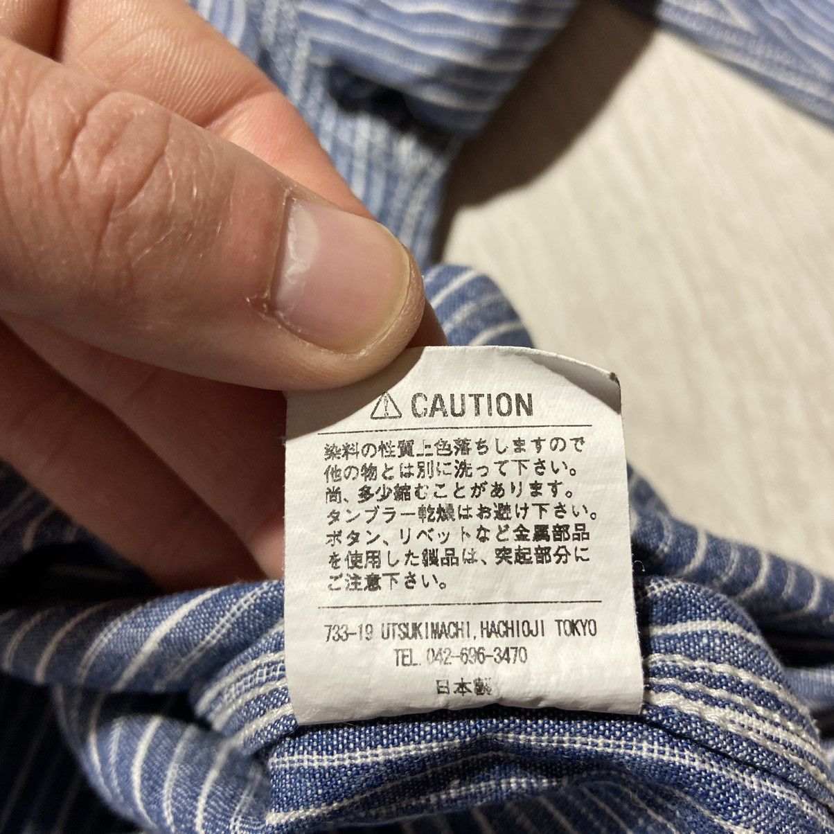 Japanese Brand Vintage Triple Works Stripe Shirt Made in Japan 🇯🇵 Size US S / EU 44-46 / 1 - 10 Thumbnail