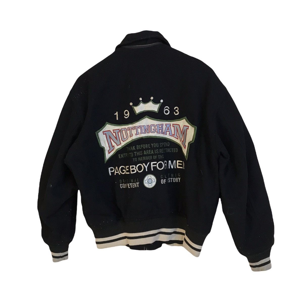 Other VINTAGE PAGE BOY FOR MEN WOOL VARSITY JACKET Size US L / EU 52-54 / 3 - 1 Thumbnail