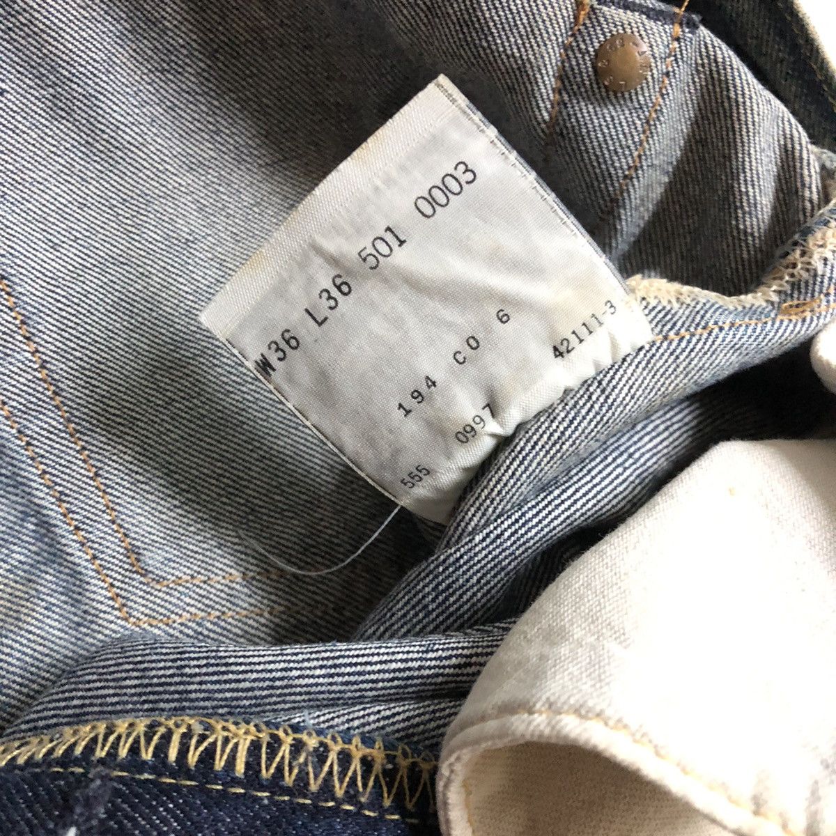 Levi's × Levi's Vintage Clothing Vintage Levi’s 501xx Capital ‘e’ Selvedge Denim Size US 33 - 3 Thumbnail