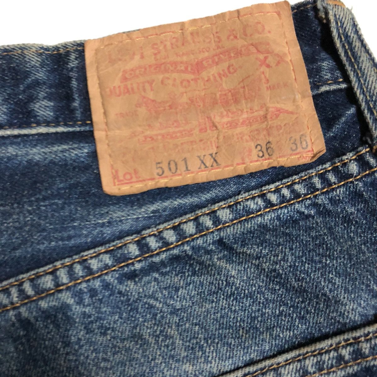 Levi's × Levi's Vintage Clothing Vintage Levi’s 501xx Capital ‘e’ Selvedge Denim Size US 33 - 13 Thumbnail