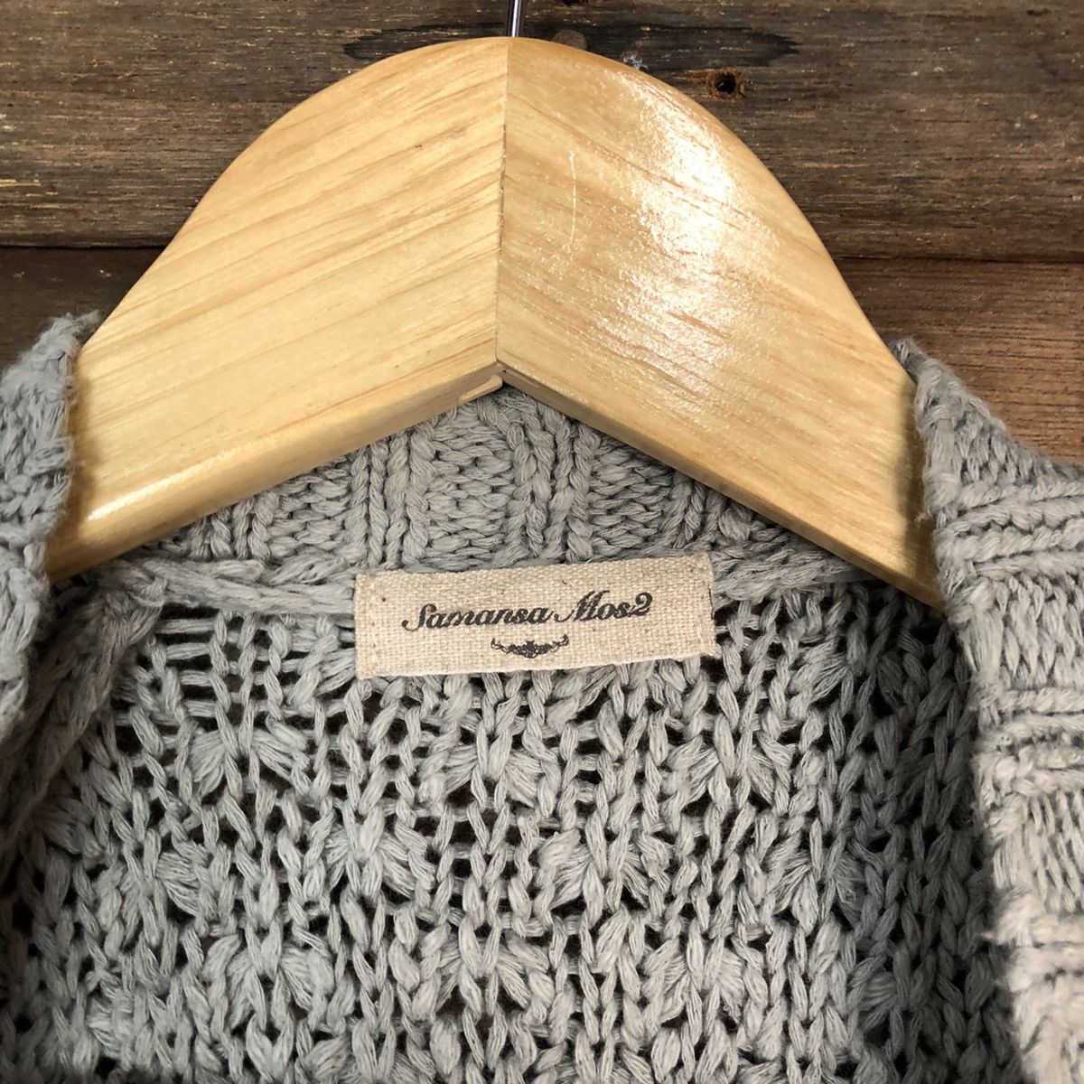 Homespun Knitwear Famasa Mos2 Grey crochet Knitwear #H047 Size US L / EU 52-54 / 3 - 6 Thumbnail
