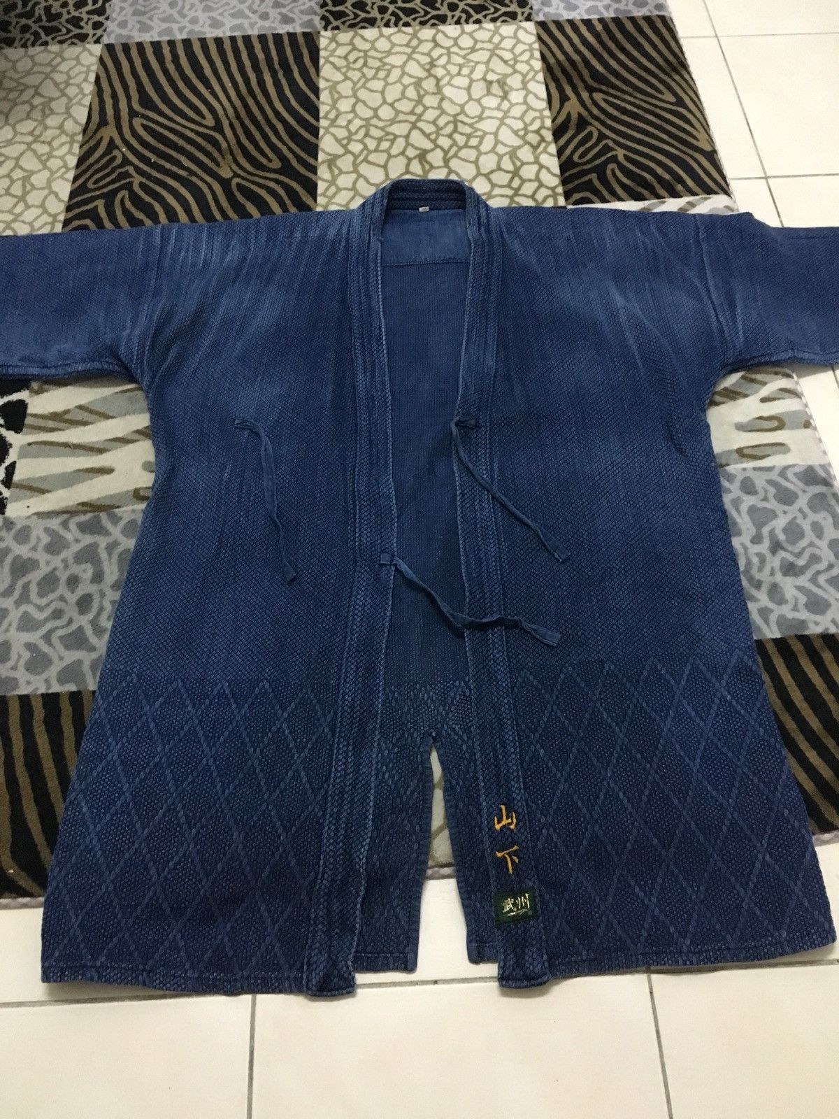 Indigo × Japanese Brand Vintage denim kimono kapital visvim sashiko kendo Size US M / EU 48-50 / 2 - 3 Thumbnail