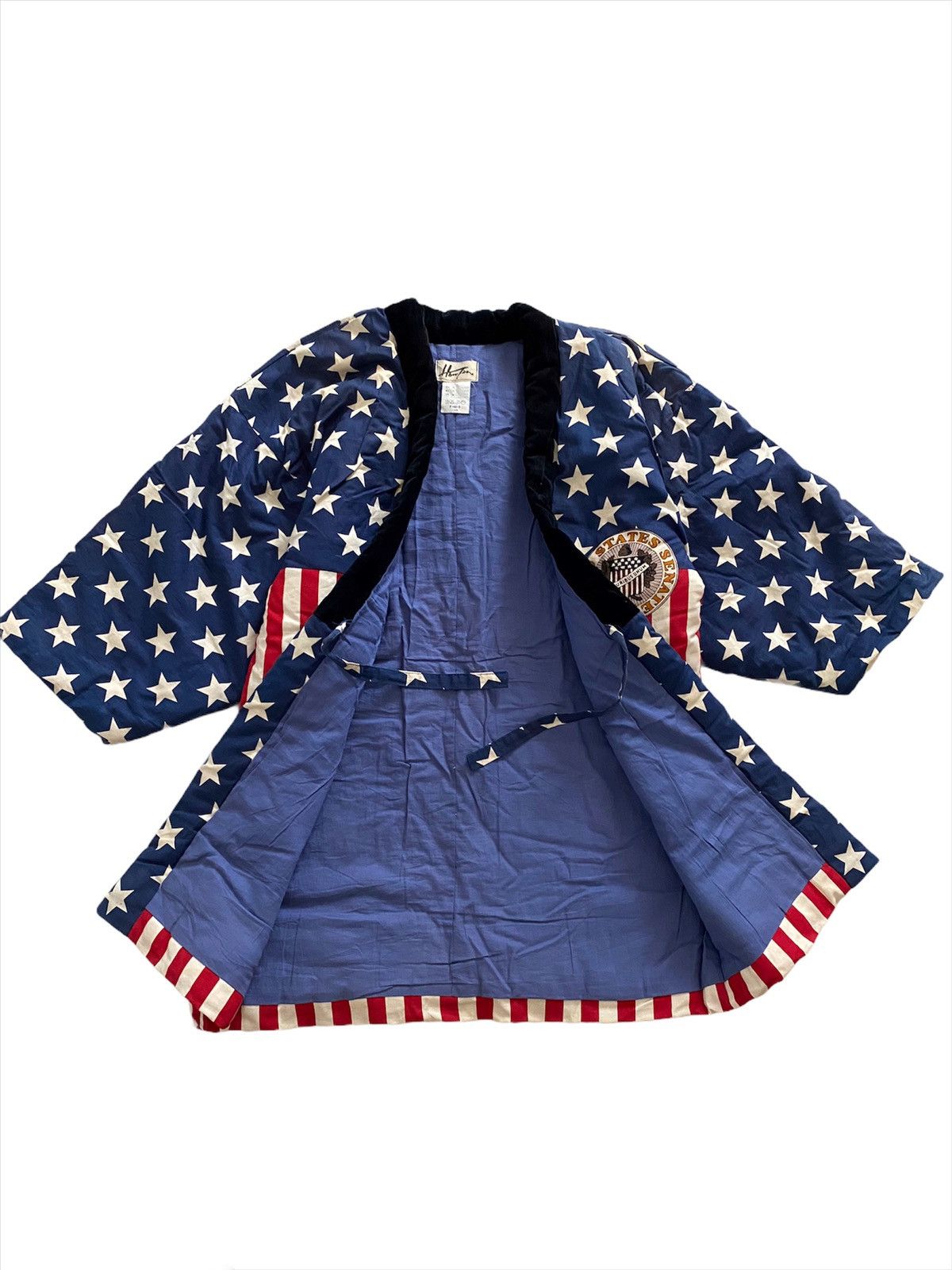Japanese Brand Vintage Hanten Kimono United States Full Print Size US L / EU 52-54 / 3 - 6 Thumbnail
