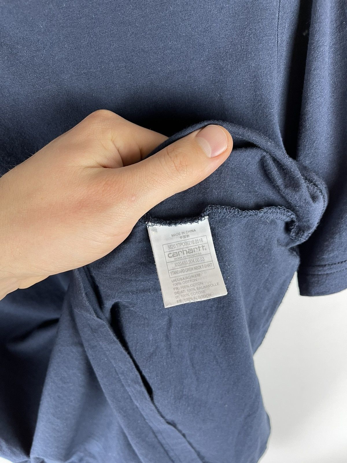 Carhartt Carhartt WIP vintage standard crew neck tee shirt Size US L / EU 52-54 / 3 - 5 Thumbnail
