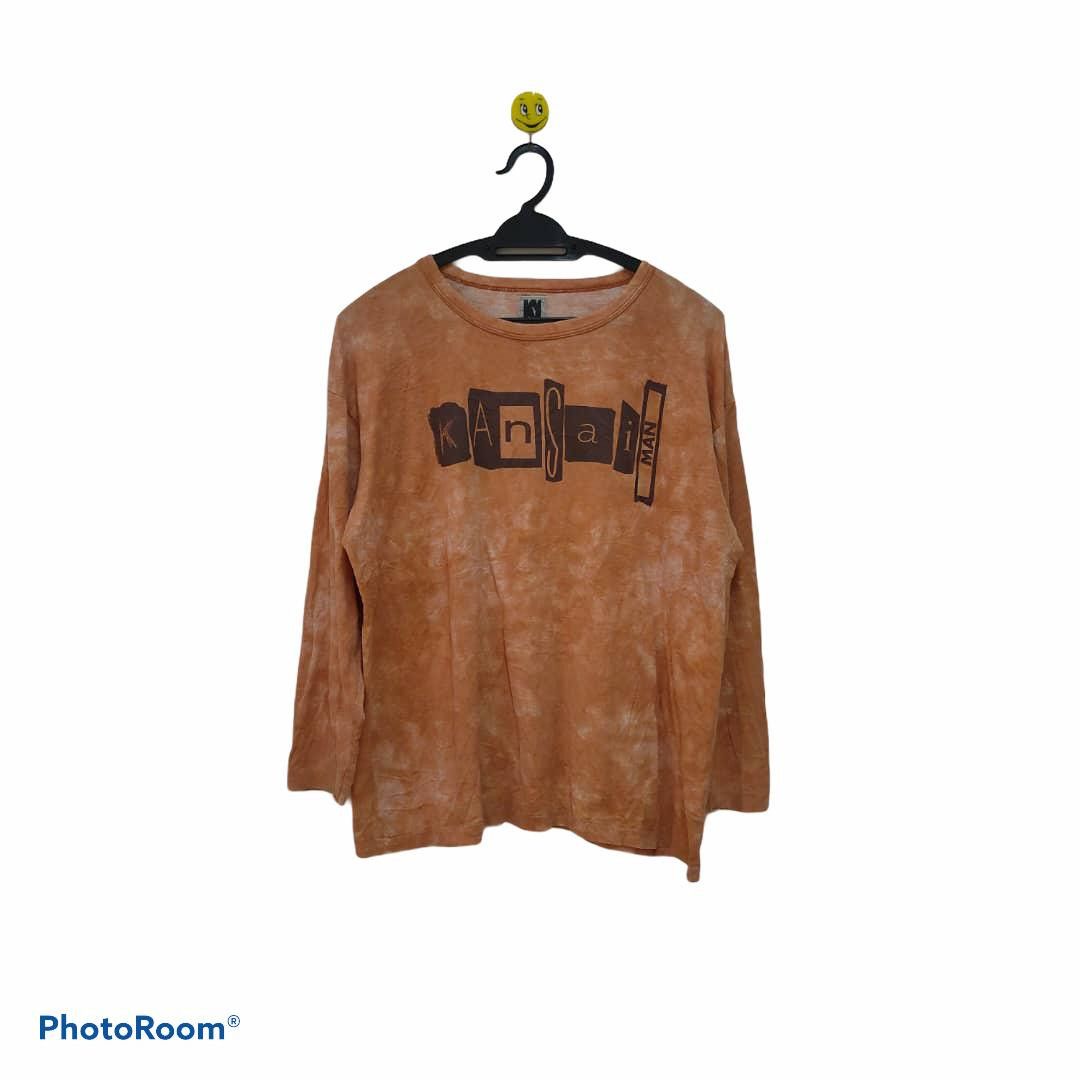 Kansai Yamamoto kansai man long sleeve shirts acid wash Size US M / EU 48-50 / 2 - 1 Thumbnail