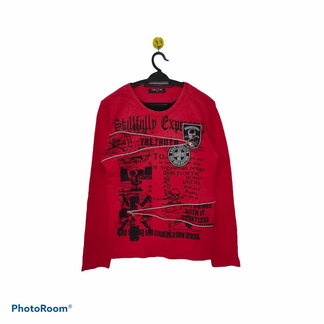 Seditionaries collins punk long sleeve shirts zipper punk style design Size US M / EU 48-50 / 2 - 1 Thumbnail