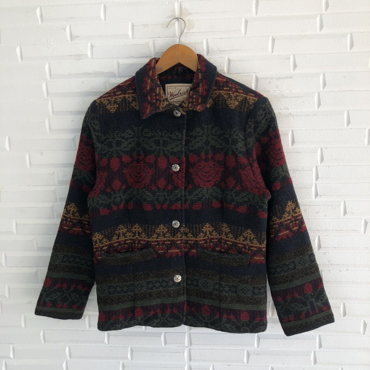 WOOLRICH RUGGED OUTDOORWEAR WOOL JACKET