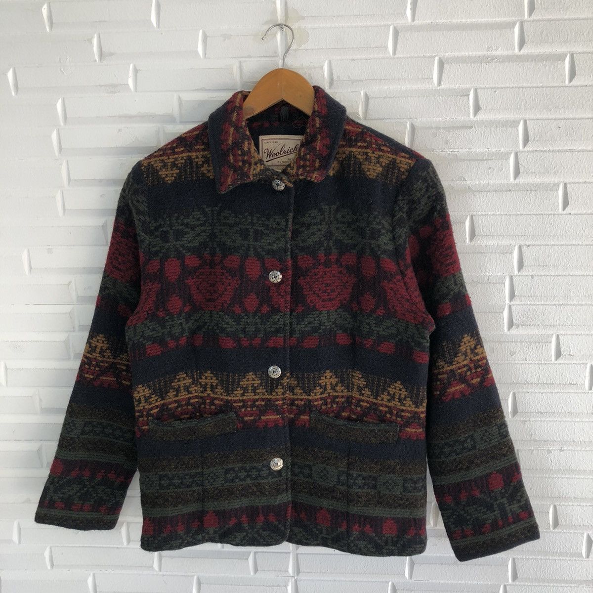 Woolrich Woolen Mills WOOLRICH RUGGED OUTDOORWEAR WOOL JACKET Size US M / EU 48-50 / 2 - 2 Thumbnail