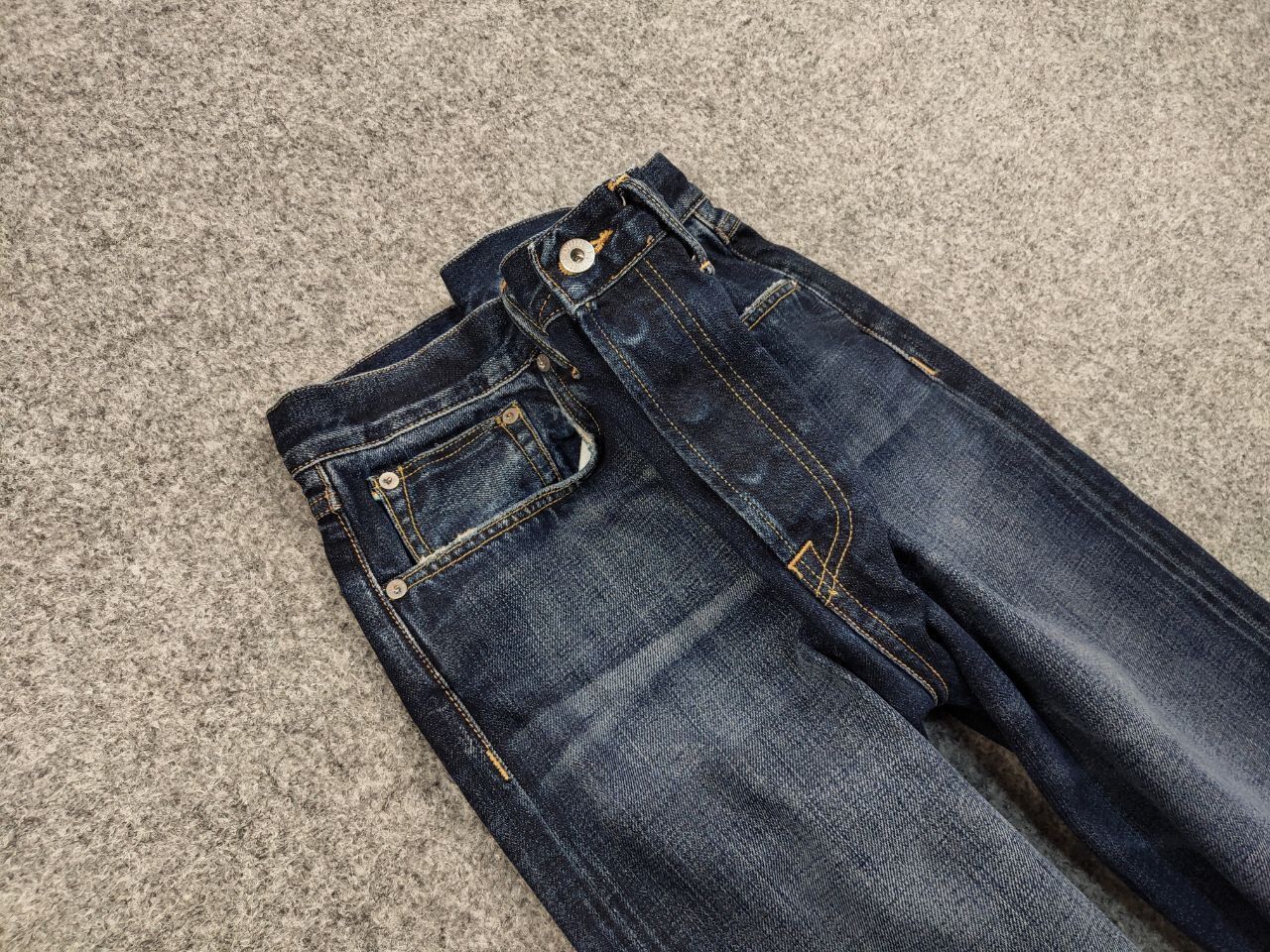 Edwin Vintage Edwin Selvedge Japanese Faded Denim blue Jeans Size US 33 - 11 Thumbnail
