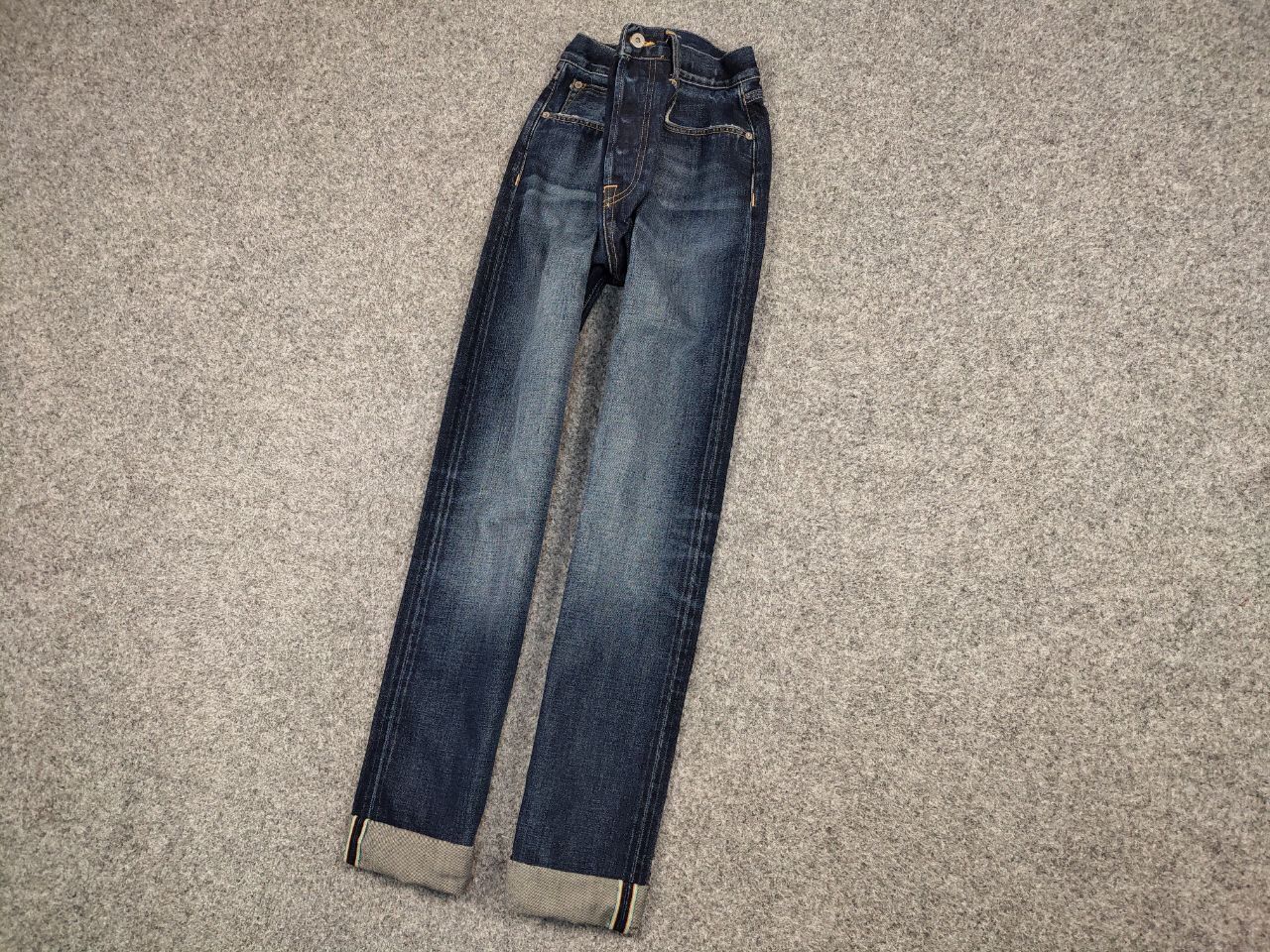 Edwin Vintage Edwin Selvedge Japanese Faded Denim blue Jeans Size US 33 - 3 Thumbnail