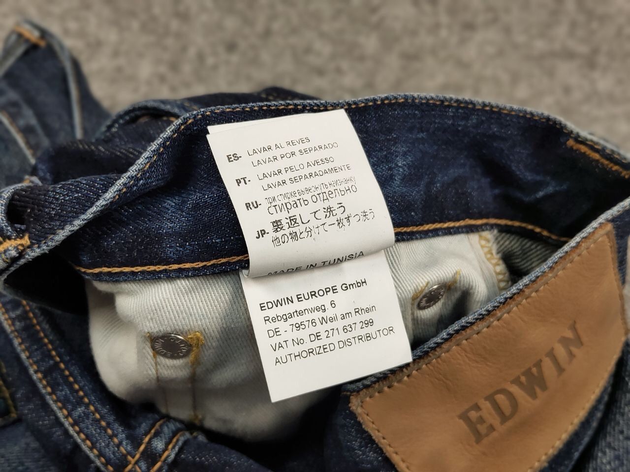 Edwin Vintage Edwin Selvedge Japanese Faded Denim blue Jeans Size US 33 - 22 Thumbnail