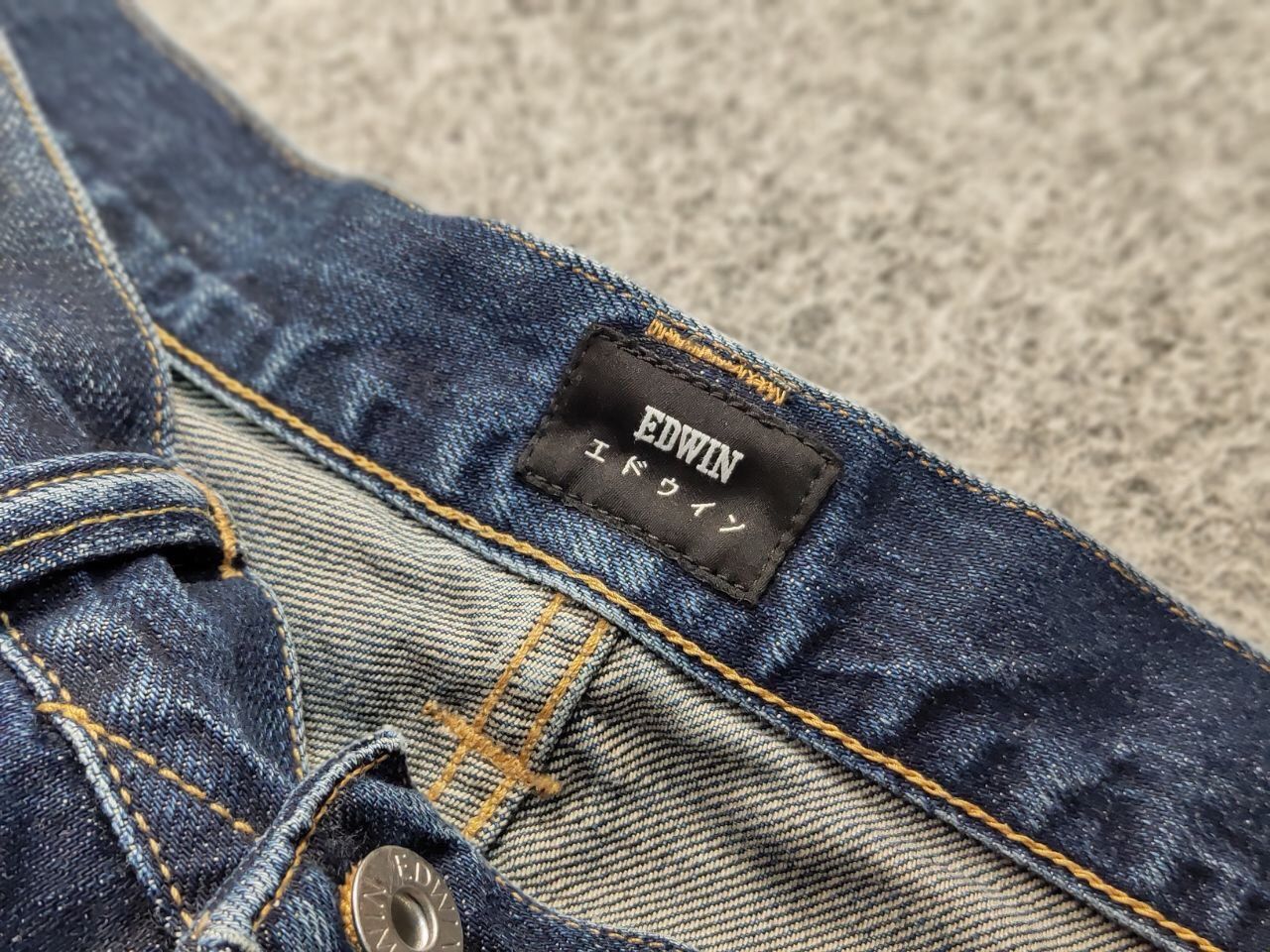 Edwin Vintage Edwin Selvedge Japanese Faded Denim blue Jeans Size US 33 - 23 Thumbnail