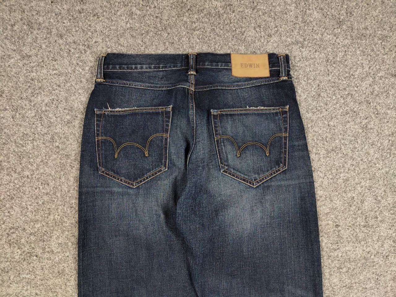 Edwin Vintage Edwin Selvedge Japanese Faded Denim blue Jeans Size US 33 - 16 Thumbnail