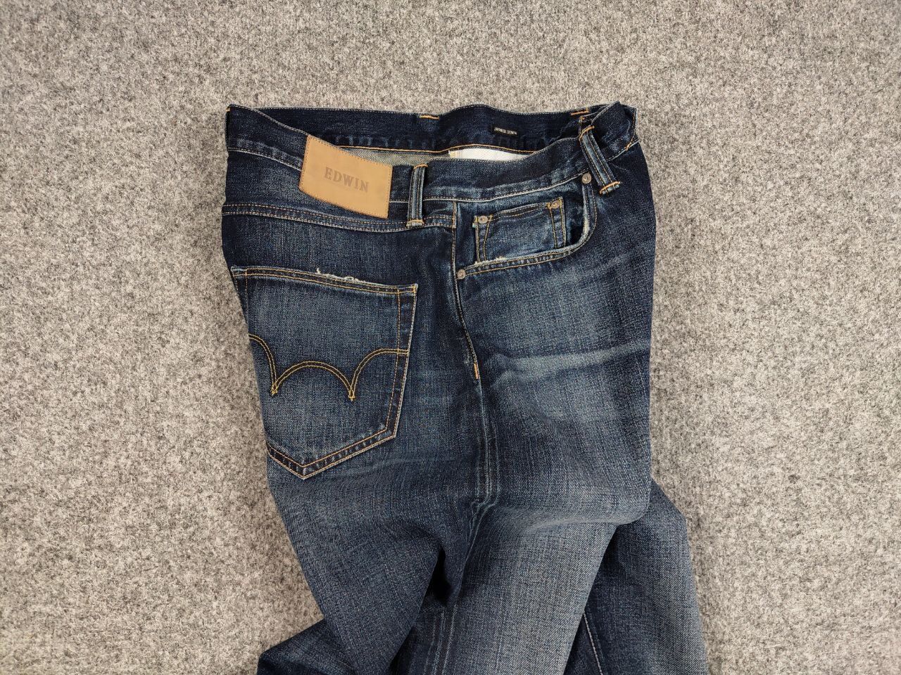 Edwin Vintage Edwin Selvedge Japanese Faded Denim blue Jeans Size US 33 - 18 Thumbnail
