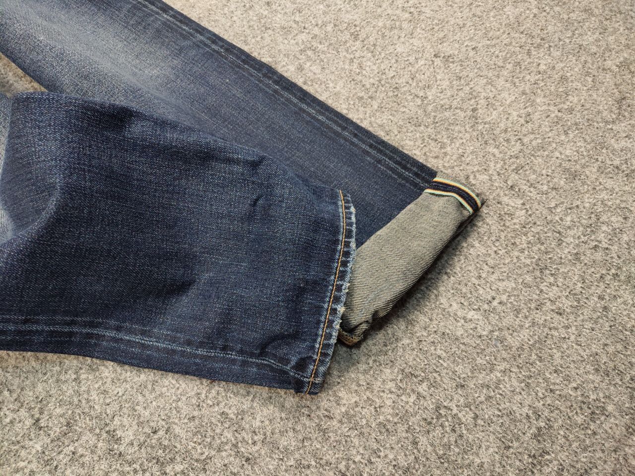 Edwin Vintage Edwin Selvedge Japanese Faded Denim blue Jeans Size US 33 - 9 Thumbnail