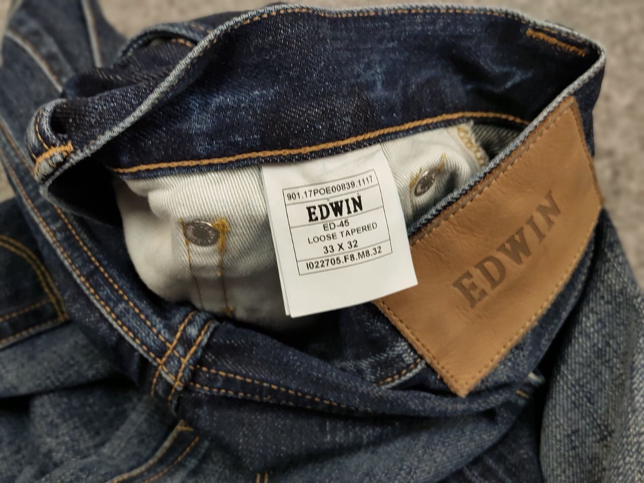 Edwin Vintage Edwin Selvedge Japanese Faded Denim blue Jeans Size US 33 - 21 Thumbnail