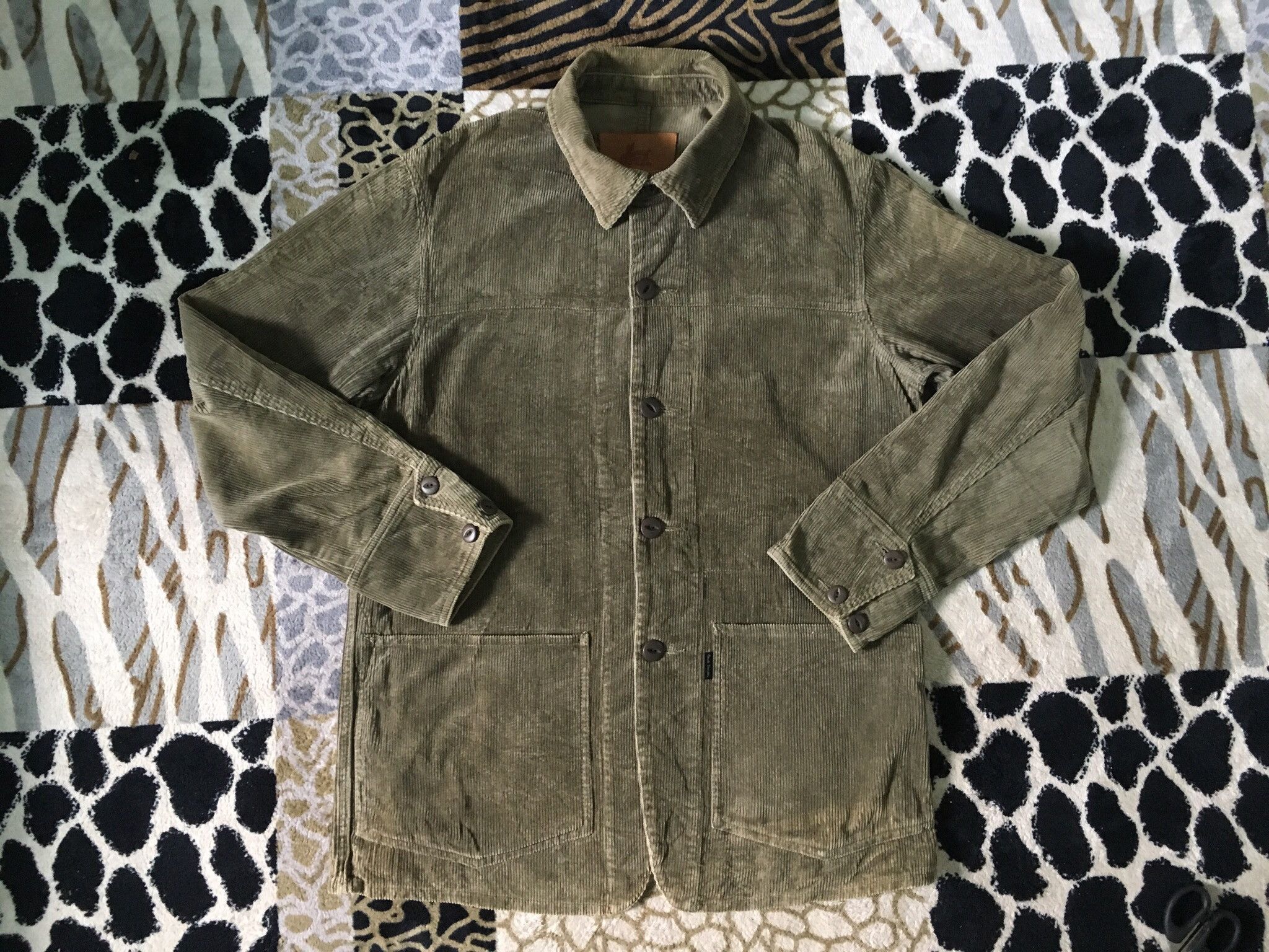 Paul Smith Red Ear Paul Smith Red Ear Button Up Corduroy Jacket Workwear Jacket Size US M / EU 48-50 / 2 - 3 Thumbnail