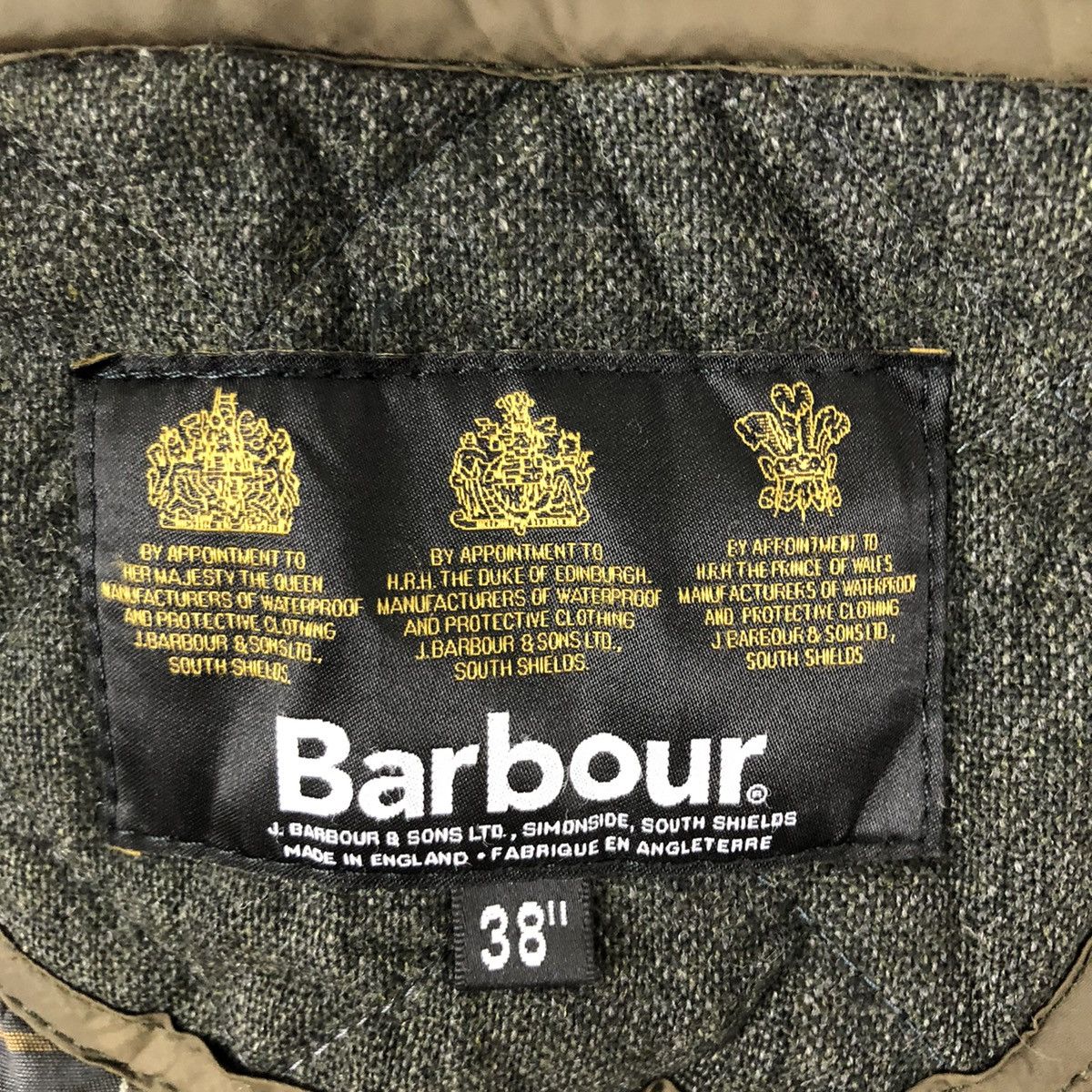 Barbour × Vintage BARBOUR QUILTED JACKET MADE IN ENGLAND Size US M / EU 48-50 / 2 - 13 Thumbnail