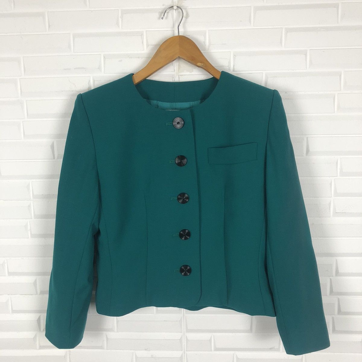 Designer × Yves Saint Laurent YVES SAINT LAUREN CROPPED LIGHT JACKET Size US M / EU 48-50 / 2 - 1 Thumbnail