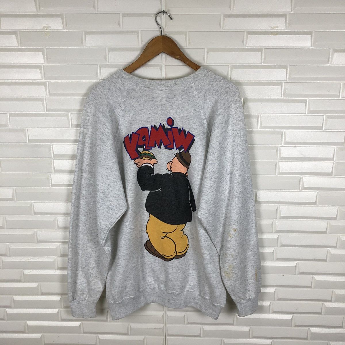 Cartoon Network × Vintage POPEYE WIMPY PLUMA 1993 SWEATSHIRT VINTAGE Size US M / EU 48-50 / 2 - 7 Thumbnail